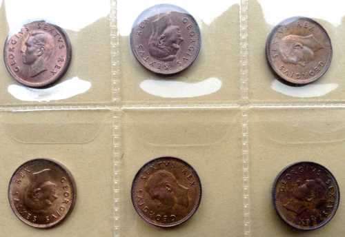 1/4 PENNY 1950 AUNC (BID PER COIN) 25  available / Secondhand