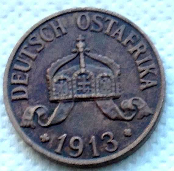 Heller 11 X Mixed German-East-Africa   One- and Half Heller Coins