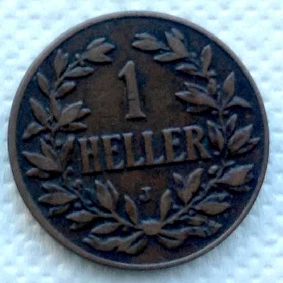 Heller 11 X Mixed German-East-Africa   One- and Half Heller Coins