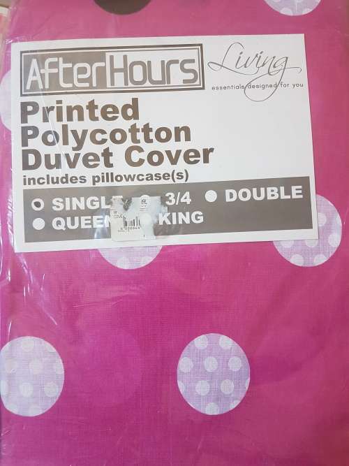 After Hours Polycotton Duvet Cover Single