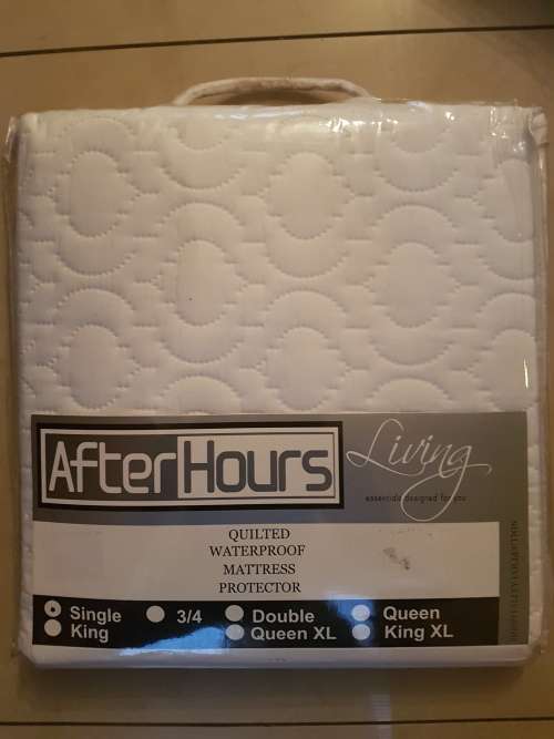 After Hours Quilted Waterproof Mattress Protector (Single)