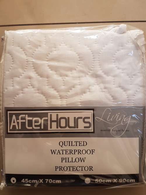 After Hours Quilted Waterproof Pillow Protector (45x70cm)