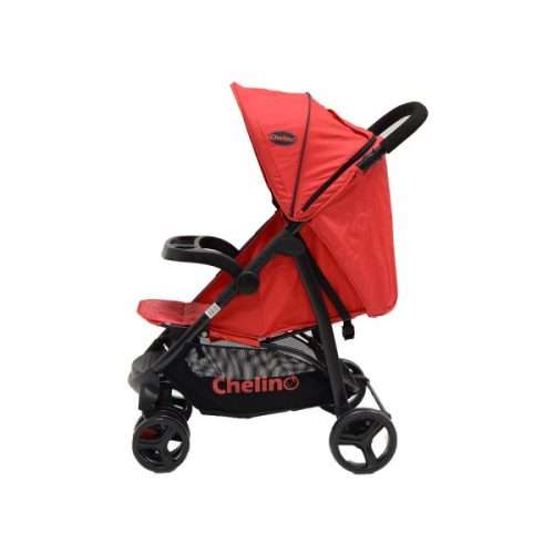 Chelino 4 Wheeler Quadro Stroller black stripe