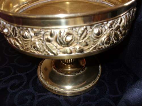 Art Nouveau Beldray English Brass planter pot early 1900's