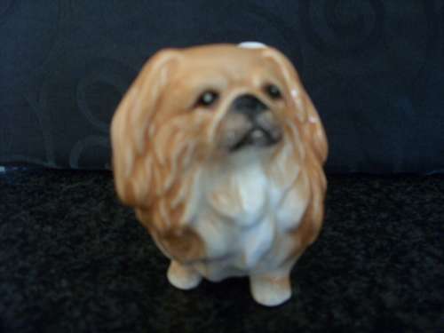 Vintage Sylvac Pekingese standing dog model