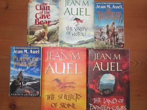 The Clan of the Cave Bear series by Jean M. Auel - complete 6 books!