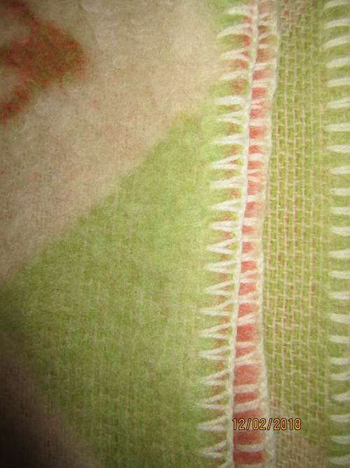 Stunning Large pure wool blanket made in Holland from sheep wool - postage included