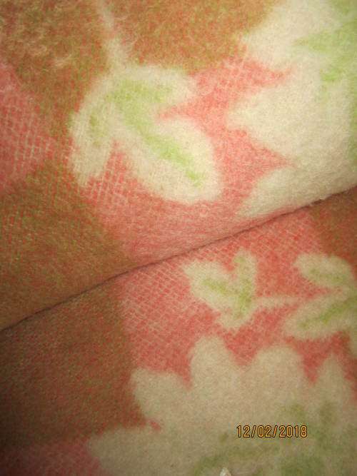 Stunning Large pure wool blanket made in Holland from sheep wool - postage included