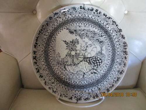 Bjorn Wiinblad for Rosenthal wall hanging plate 'The Seasons' - 357 mm wide