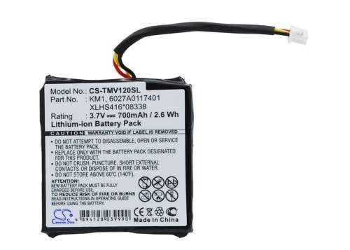 GPS, Navigator Battery   CS-TMV120SL  for  TOMTOM  Start 20  etc.