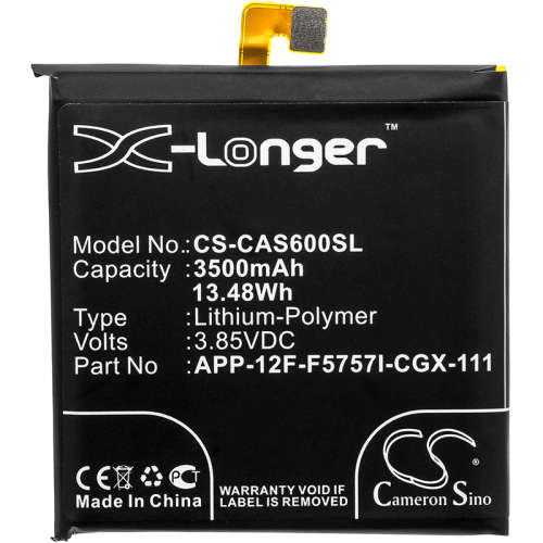 Mobile, SmartPhone Battery   CS-CAS600SL  CAT S60  etc.