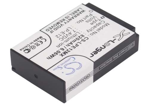 Camera Battery  CS-LPE12MX  for  CANON LP-E12