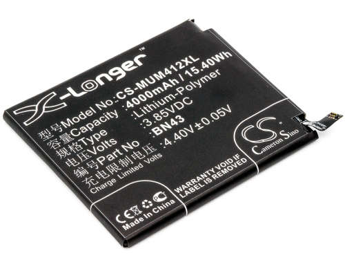 Mobile, SmartPhone Battery  CS-MUM412XL  for  XIAOMI Note 4X ( China Version )  etc.