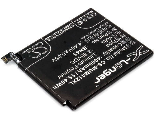 Mobile, SmartPhone Battery  CS-MUM412XL  for  XIAOMI Note 4X ( China Version )  etc.