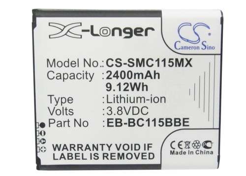 Camera Battery  CS-SMC115MX  for  SAMSUNG SM-C115 etc.
