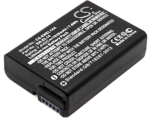 Camera Battery  CS-ENEL14A  for  NIKON EN-EL14
