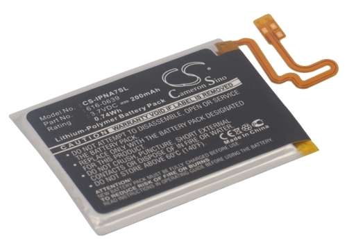 MP3, MP4, PMP Battery  CS-IPNA7SL  for APPLE iPod Nano 7 etc.