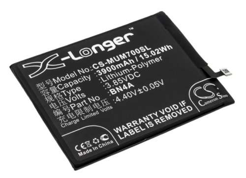 Mobile, SmartPhone Battery  CS-MUM700SL  for  Xiaomi Redmi Note 7 BN4A etc.