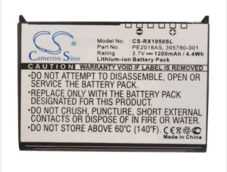 PDA, Pocket PC Battery  CS-RX1950SL  for  HP iPAQ RX1900 PE2018AS  etc