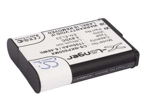Camera Battery CS-NKP600MX for NIKON Coolpix P600 etc.