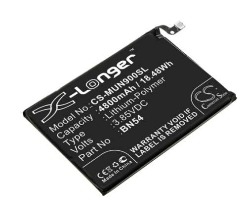 Mobile, SmartPhone Battery     CS-MUN900SL   for  XIAOMI NOTE 9 BN54  etc.
