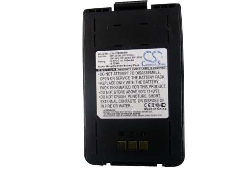 Two-Way Radio Battery CS-ICM200TW for ICOM BP-200 etc.