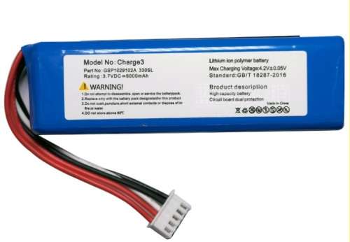 Speaker Battery  ITCS-JBLCHARGE3-330SL  for Charge 3  right `+