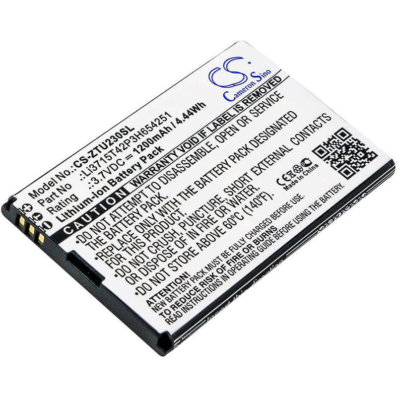 Cameron Sino Mobile, SmartPhone Battery CS-ZTU230SL for VODAFONE 945 etc.