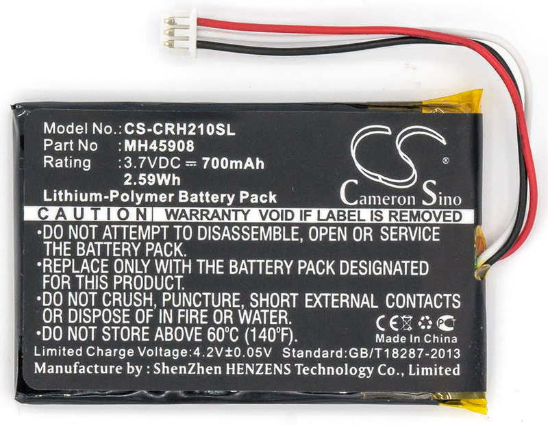 Wireless Headset Battery CS-CRH210SL for CORSAIR CA-9011127-NA etc.