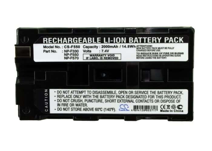 Camera Battery CS-F550 for SONY CCD-SC5 etc.