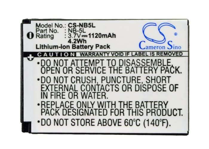 Camera Battery CS-NB5L for CANON NB-5L
