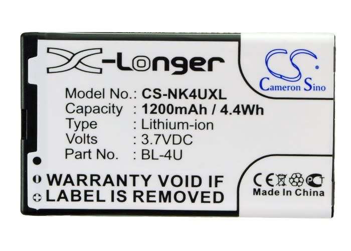 Mobile, SmartPhone Battery CS-NK4UXL for NOKIA 301 etc.