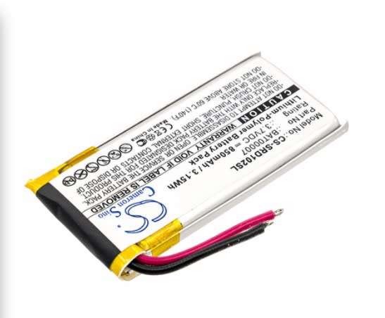 Wireless Headset Battery  CS-SRD102SL  FOR  Cardo  Packtalk Duo  etc.