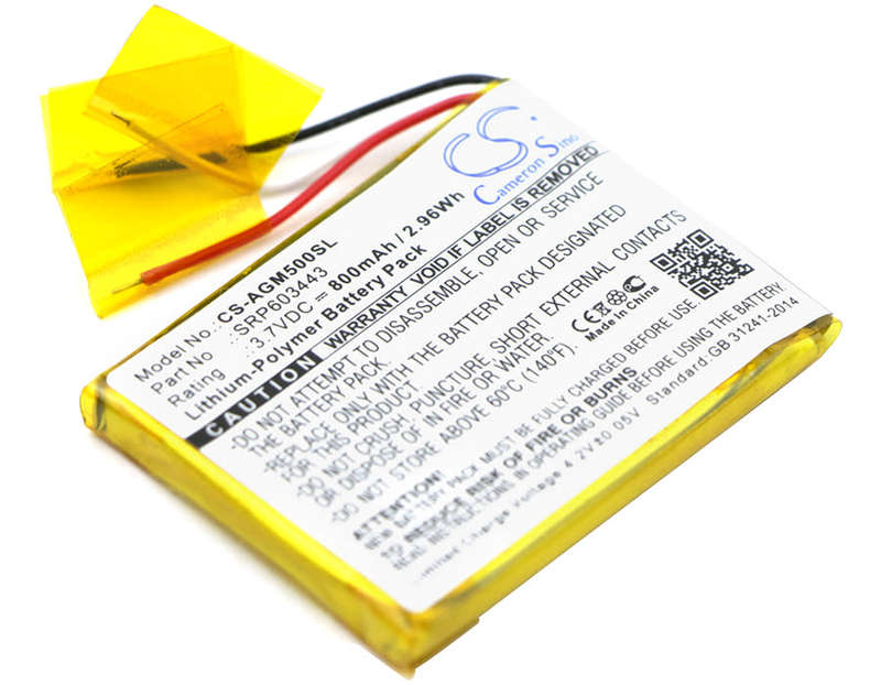 Wireless Headset Battery CS-AGM500SL for ASTRO A50 etc.