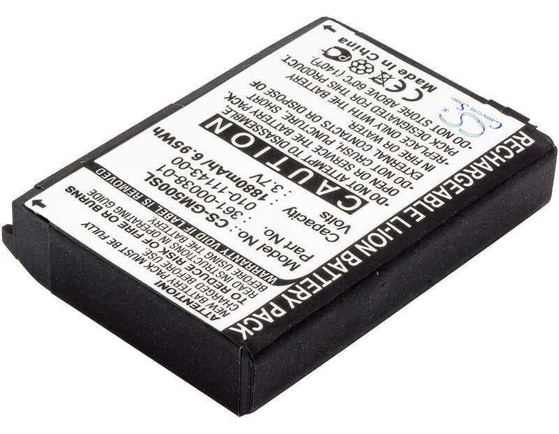 GPS, Navigator Battery CS-GM500SL for Garmin Aera 500 etc.