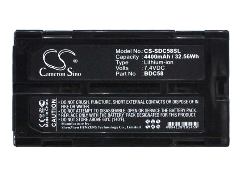 Equipment Battery CS-SDC58SL for SOKKIA CX etc.