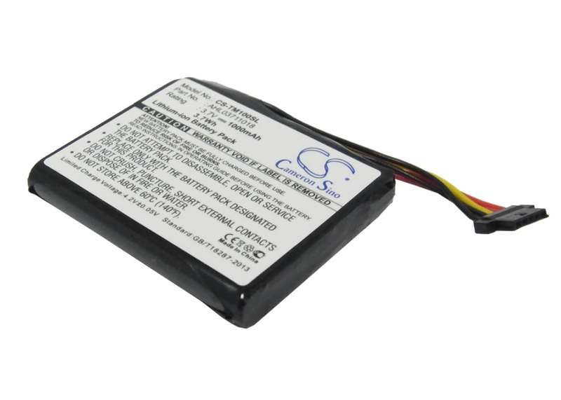 GPS, Navigator Battery CS-TM100SL for TOMTOM Go 1000 etc.