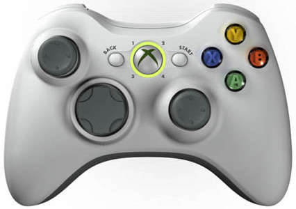 Official Wireless Xbox 360 Controller (White)