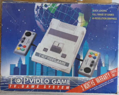Black 8bit Famiclone Console "Excellence Computer" + 3 Controllers