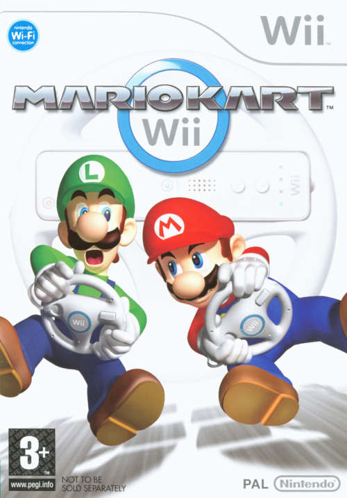 Mario Kart + Wheel - Wii