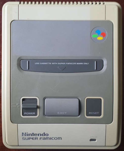 Modded Super Famicom Console, Controller + 3 Games (Plays PAL SNES & SFC, composite video)