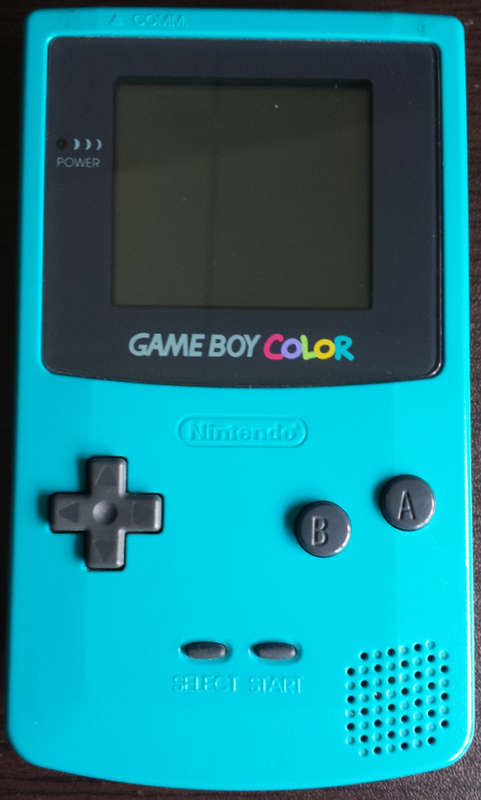 Teal Game Boy Colour Console