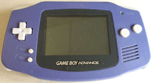 Purple Game Boy Advance Console + Case