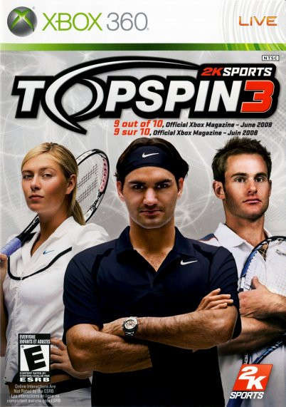 Top Spin 3 - Xbox 360 (NTSC, Plays On PAL)