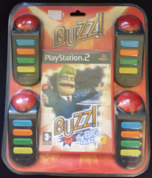Buzz The Big Quiz + Buzzers - PS2 (Sealed)