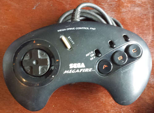 Original Mega Drive 3 Button MegaFire Controller (Retro)