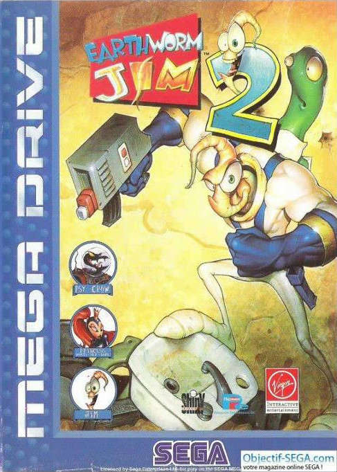Earthworm Jim 2 - Mega Drive (Bootleg) (Retro)