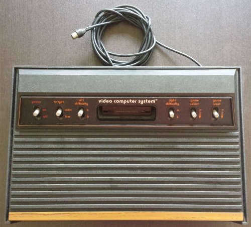 Original Atari 2600 Console, Original Paddle Controllers + Joystick Controller (Retro)