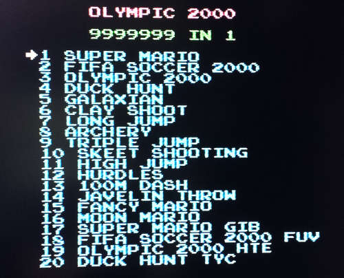 9999999 in 1 - Famiclone (Retro)