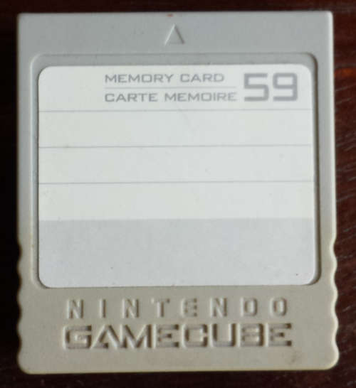 Official GameCube Memory Card (59 Blocks)